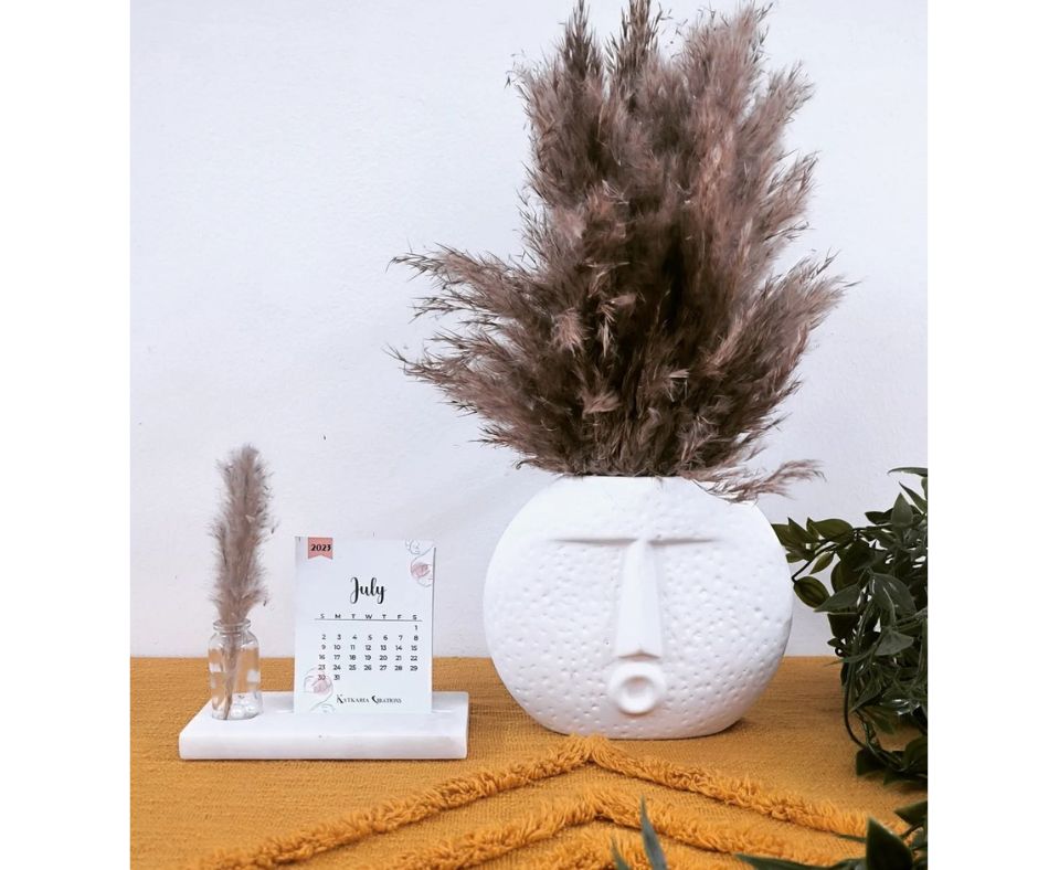 FARKRAFT Face Shaped Handcrafted Artistic Design Vase -  Upbeat Vase
