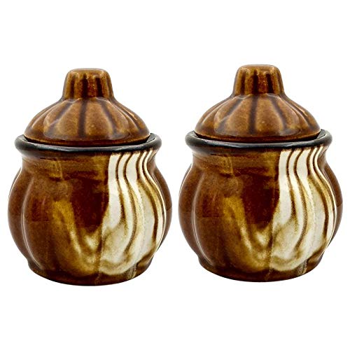 Ethnic Antique Ceramic Jar  | Chutni and Achardaan Set of 2