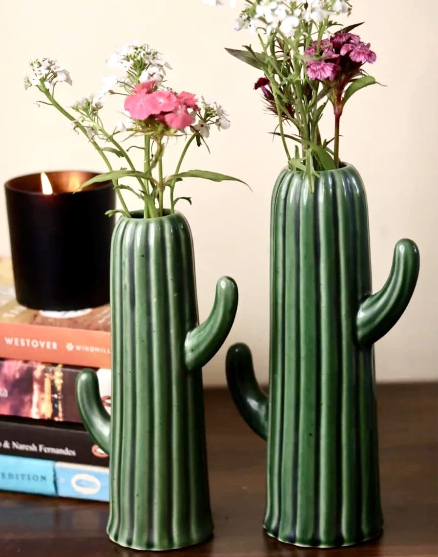 Cactus Ceramic Vase